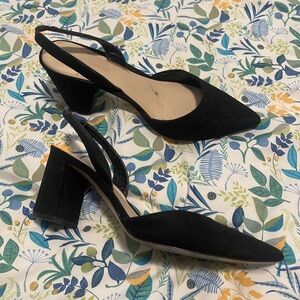 Marc Fisher Black Slingback Heels